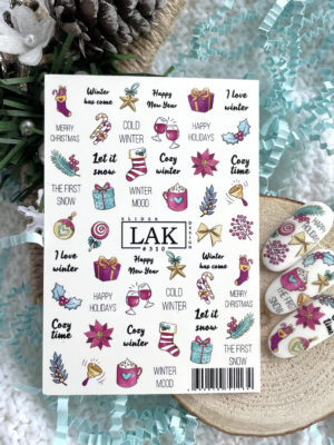 Слайдер-дизайн LAK NAILS #310