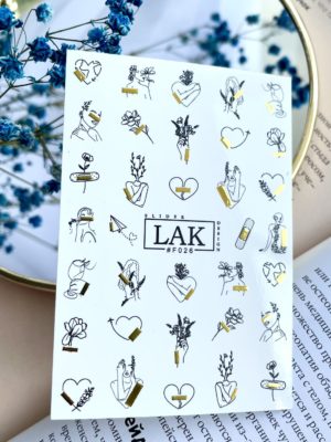 Слайдер-дизайн LAK NAILS #F026