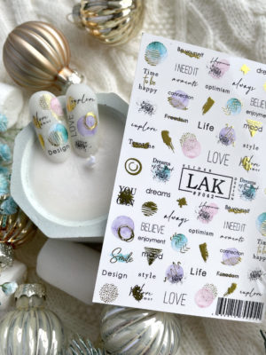 Слайдер-дизайн LAK NAILS #F042