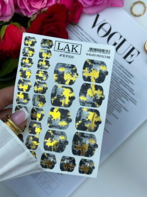 wp028 Плёнка для педикюра LAK NAILS #WP028