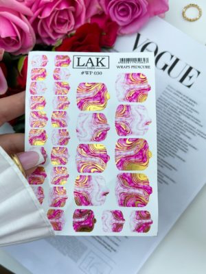 wp030 Плёнка для педикюра LAK NAILS #WP030
