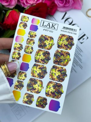 wp032 Плёнка для педикюра LAK NAILS #WP032
