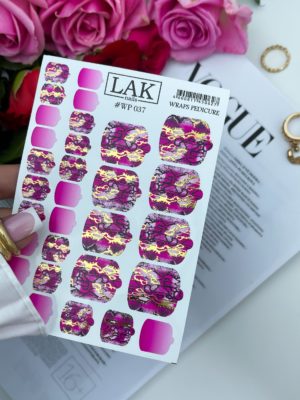 wp037 Плёнка для педикюра LAK NAILS #WP037