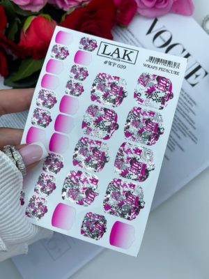 wp039 Плёнка для педикюра LAK NAILS #WP039