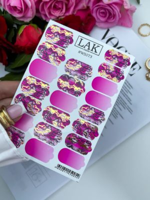Плёнка для маникюра LAK NAILS #WS073