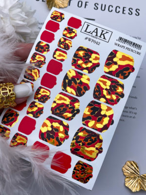 wp042 Плёнка для педикюра LAK NAILS #WP042
