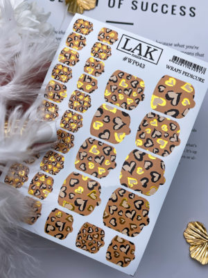 wp043 Плёнка для педикюра LAK NAILS #WP043