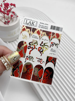 Слайдер-дизайн LAK NAILS #F239